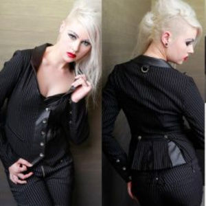 Lip Service Gangsta Pranksta Jacket, Black, Large